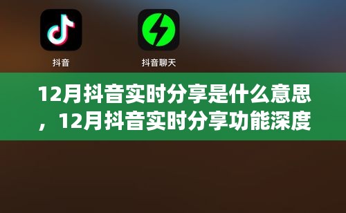 12月抖音實(shí)時分享功能詳解，特性、體驗(yàn)、對比及用戶群體分析