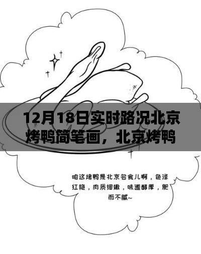北京烤鴨簡筆畫與實時路況出行秘籍，輕松掌握出行信息