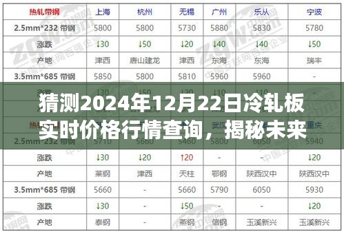 揭秘未來(lái)冷軋板行情，預(yù)測(cè)2024年12月22日冷軋板價(jià)格走勢(shì)及實(shí)時(shí)行情查詢(xún)分析