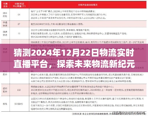 2024年物流實(shí)時(shí)直播平臺(tái)展望，探索未來物流新紀(jì)元的發(fā)展趨勢與預(yù)測分析