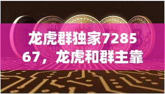 龍虎群獨家728567，龍虎和群主靠什么賺錢 