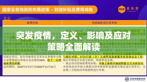 突發(fā)疫情，定義、影響及應(yīng)對(duì)策略全面解讀