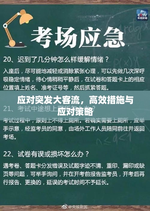 應(yīng)對突發(fā)大客流，高效措施與應(yīng)對策略