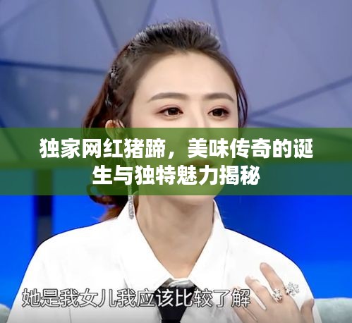 獨家網(wǎng)紅豬蹄，美味傳奇的誕生與獨特魅力揭秘