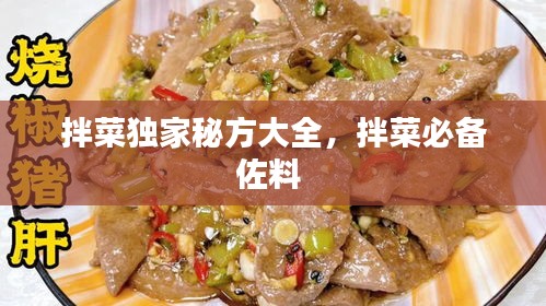 拌菜獨家秘方大全，拌菜必備佐料 