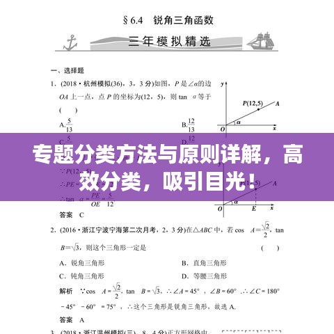 專題分類方法與原則詳解，高效分類，吸引目光！