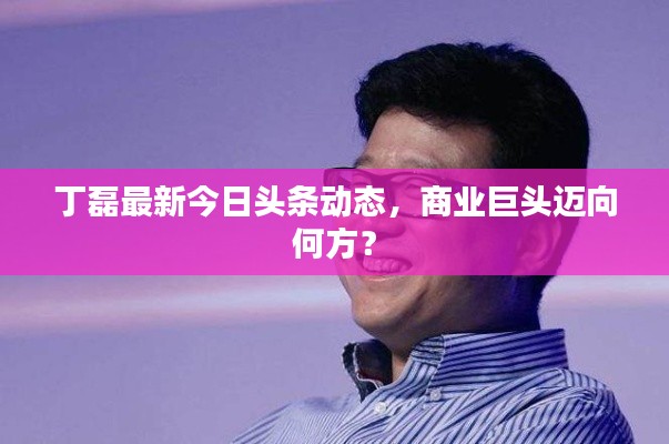 丁磊最新今日頭條動(dòng)態(tài)，商業(yè)巨頭邁向何方？