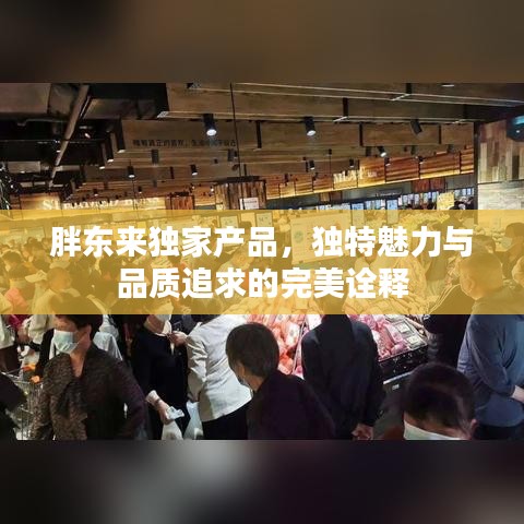 胖東來獨家產品，獨特魅力與品質追求的完美詮釋