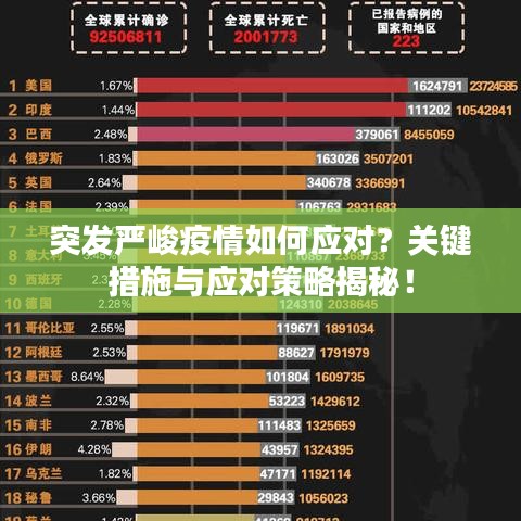 突發(fā)嚴峻疫情如何應(yīng)對？關(guān)鍵措施與應(yīng)對策略揭秘！