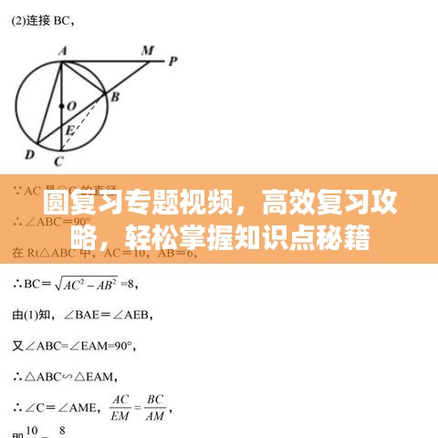 圓復習專題視頻，高效復習攻略，輕松掌握知識點秘籍