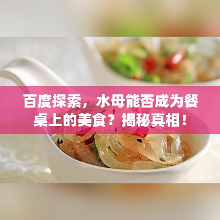 百度探索，水母能否成為餐桌上的美食？揭秘真相！