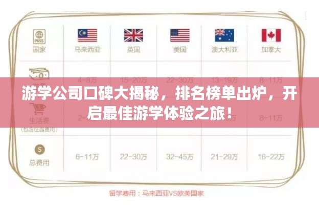 游學(xué)公司口碑大揭秘，排名榜單出爐，開啟最佳游學(xué)體驗之旅！