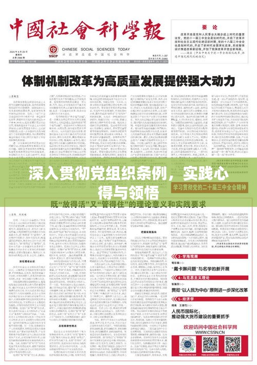 深入貫徹黨組織條例，實(shí)踐心得與領(lǐng)悟