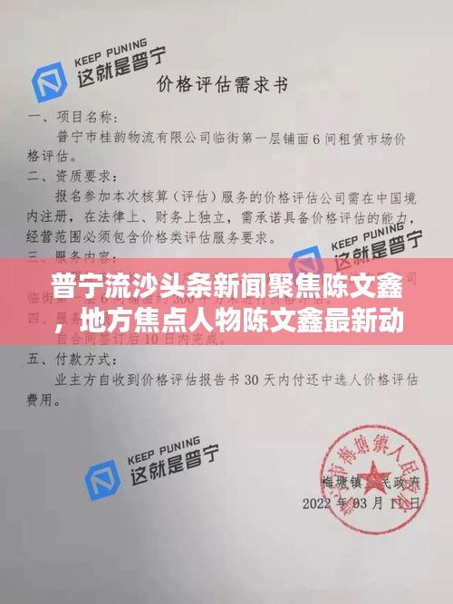 普寧流沙頭條新聞聚焦陳文鑫，地方焦點人物陳文鑫最新動態(tài)速遞