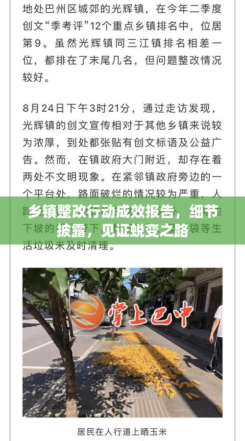 鄉(xiāng)鎮(zhèn)整改行動(dòng)成效報(bào)告，細(xì)節(jié)披露，見(jiàn)證蛻變之路