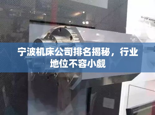 寧波機床公司排名揭秘，行業(yè)地位不容小覷