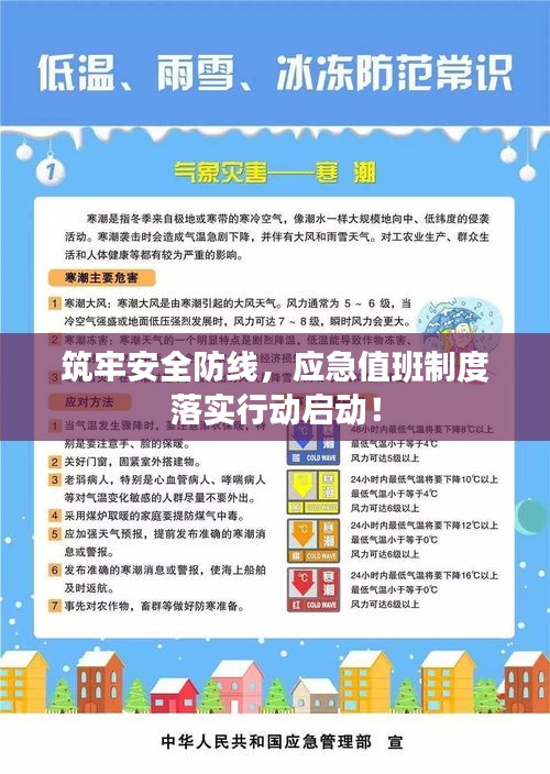 筑牢安全防線，應急值班制度落實行動啟動！