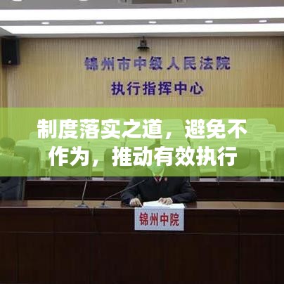 制度落實之道，避免不作為，推動有效執(zhí)行