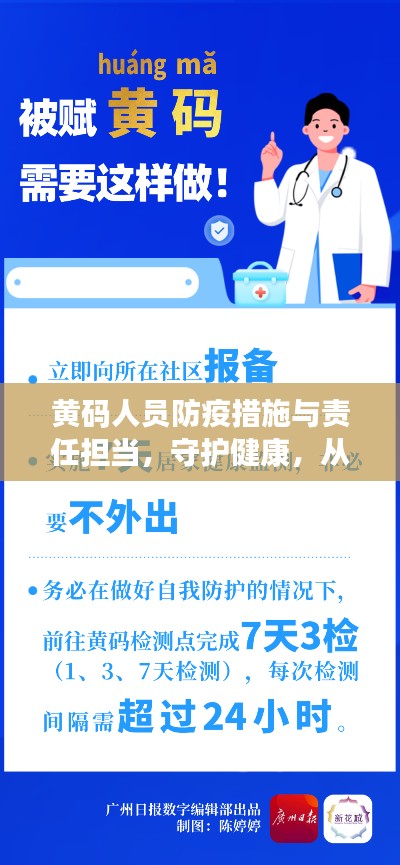黃碼人員防疫措施與責任擔當，守護健康，從我做起