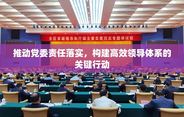 推動黨委責任落實，構建高效領導體系的關鍵行動