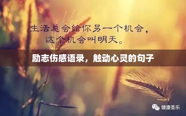 勵(lì)志傷感語(yǔ)錄，觸動(dòng)心靈的句子